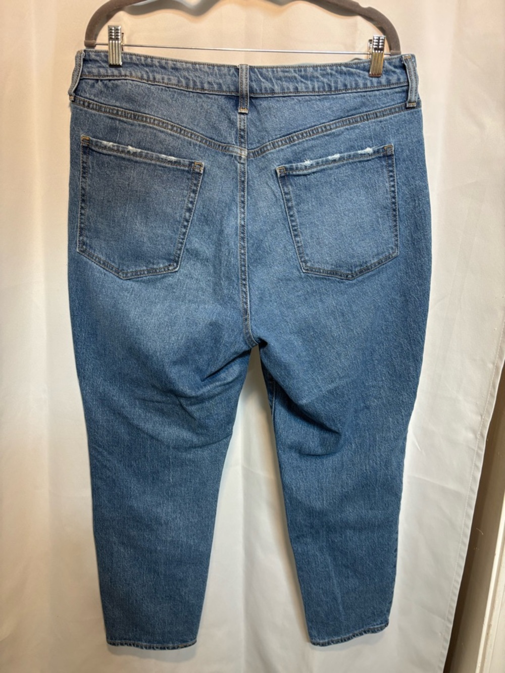 Old Navy High Rise OG Straight Jeans 16 Light Wash Secret Smooth Pockets - Picture 6 of 6